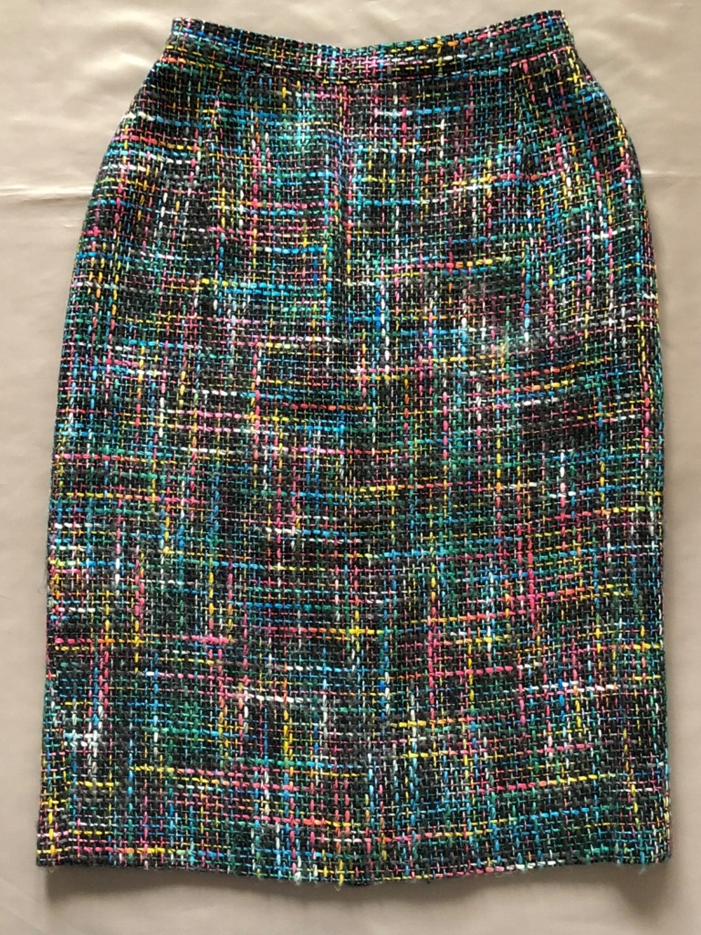 Multicoloured Wool Blend Skirt